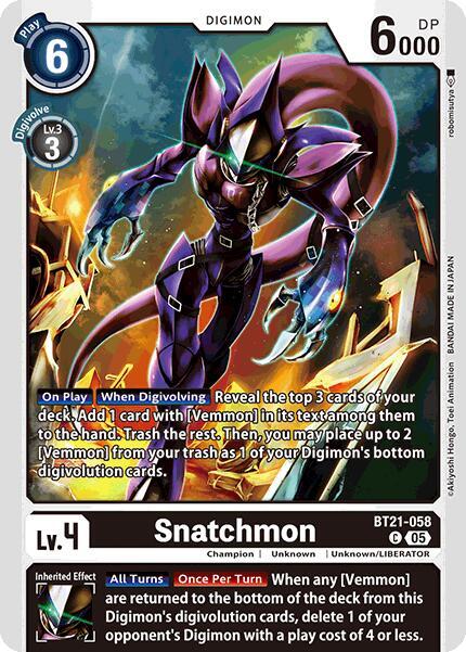 Snatchmon - World Convergence - Common - BT21-058 C