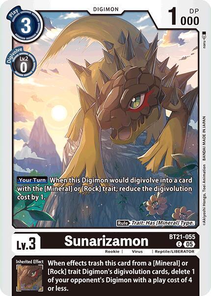 Sunarizamon - World Convergence - Common - BT21-055 C