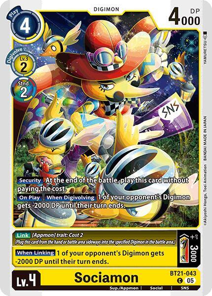 Sociamon - World Convergence - Common - BT21-043 C