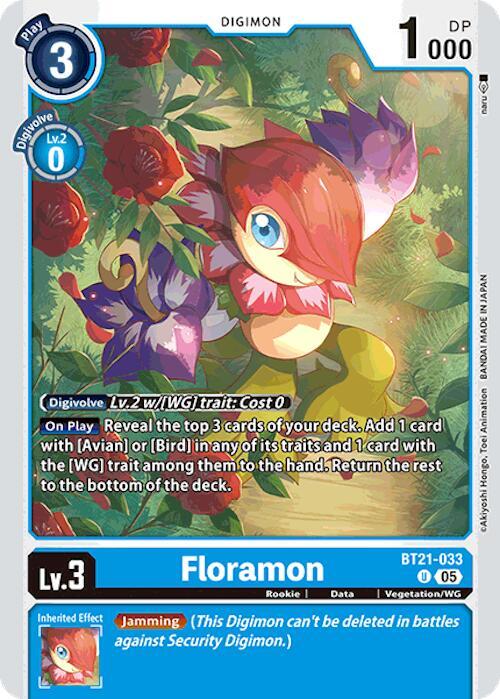 Floramon - World Convergence - Uncommon - BT21-033 U