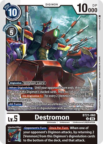 Destromon - World Convergence - Uncommon - BT21-060 U
