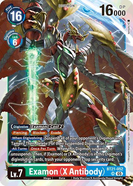 Examon (X Antibody) - World Convergence - Super Rare - BT21-052 SR