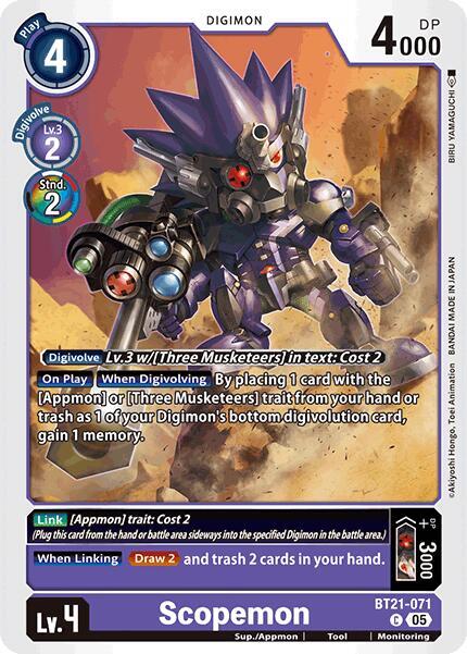 Scopemon - World Convergence - Common - BT21-071 C