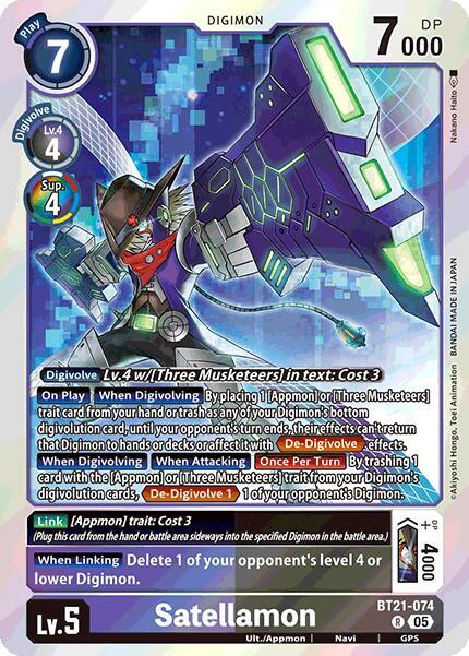 Satellamon - World Convergence - Rare - BT21-074 R