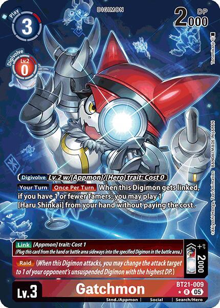Gatchmon (Alternate Art) - World Convergence - Rare - BT21-009 R