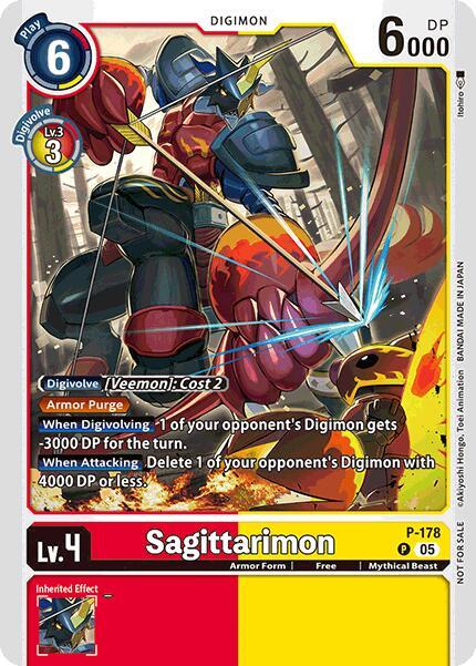 Sagittarimon (Store Tournament 2025 Vol.2 Participation Pack) - Digimon Promotion Cards - Promo - P-178 P