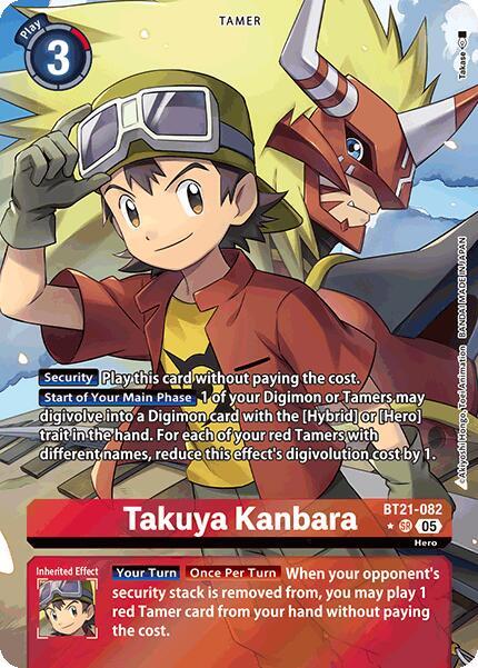 Takuya Kanbara (Alternate Art) - World Convergence - Super Rare - BT21-082 SR