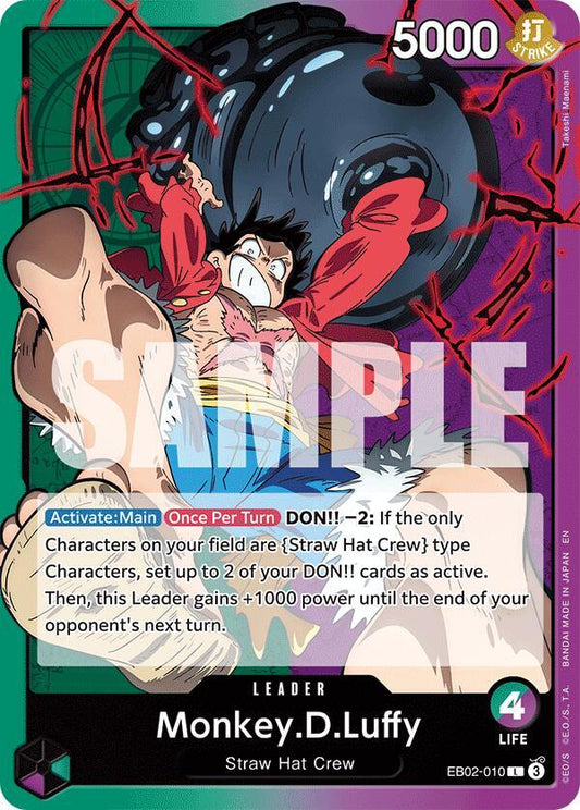 Monkey.D.Luffy (010) - Extra Booster: Anime 25th Collection - L - EB02-010