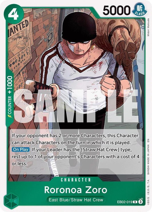 Roronoa Zoro - Extra Booster: Anime 25th Collection - R - EB02-019