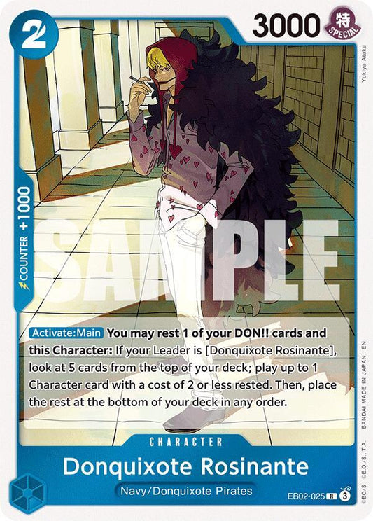 Donquixote Rosinante - Extra Booster: Anime 25th Collection - R - EB02-025