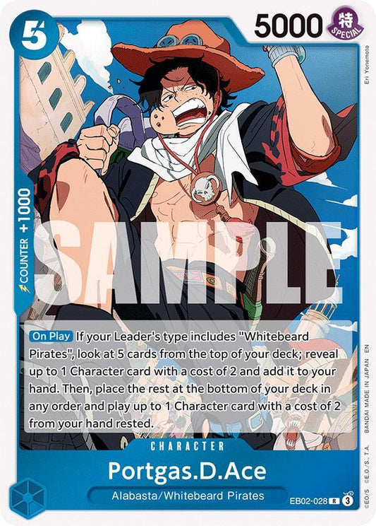 Portgas.D.Ace - Extra Booster: Anime 25th Collection - R - EB02-028