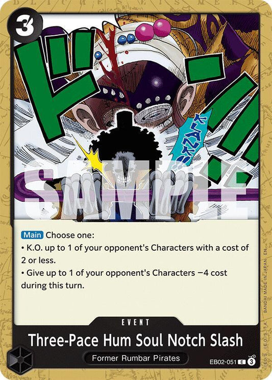 Three-Pace Hum Soul Notch Slash - Extra Booster: Anime 25th Collection - C - EB02-051