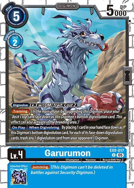 Garurumon - Versus Monsters - Uncommon - EX9-017