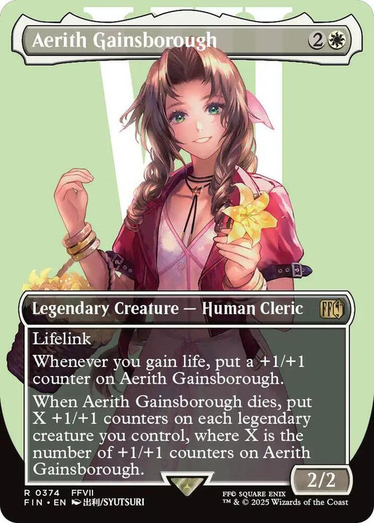 Aerith Gainsborough (Borderless) - FINAL FANTASY - R - 374