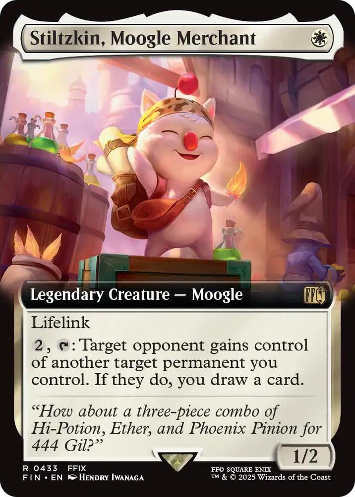 Stiltzkin, Moogle Merchant (Extended Art) - FINAL FANTASY - R - 433
