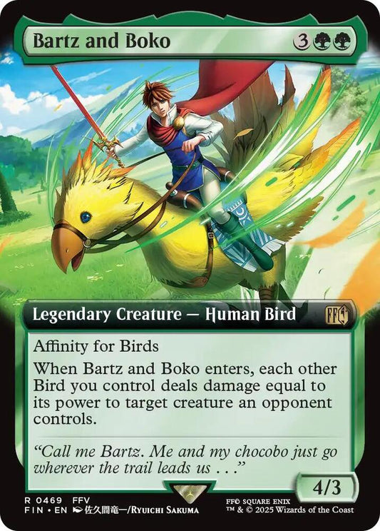 Bartz and Boko (Extended Art) - FINAL FANTASY - R - 469