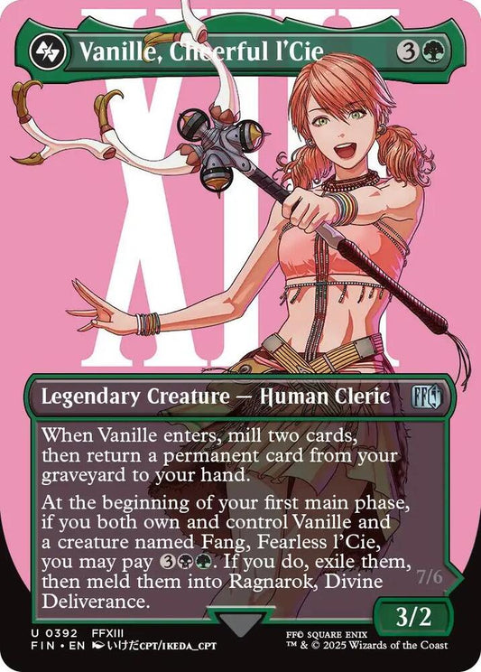 Vanille, Cheerful l'Cie (Borderless) - FINAL FANTASY - U - 392