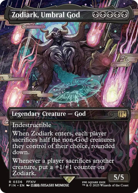 Zodiark, Umbral God (Borderless) - FINAL FANTASY - R - 336