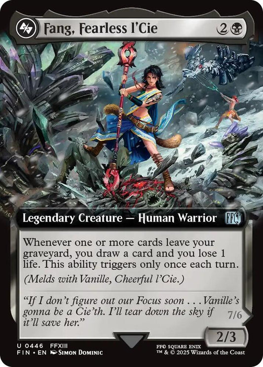 Fang, Fearless l'Cie (Extended Art) - FINAL FANTASY - U - 446