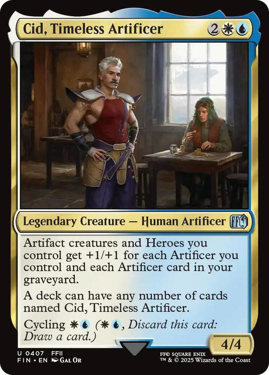 Cid, Timeless Artificer (0407) - FINAL FANTASY - U - 407