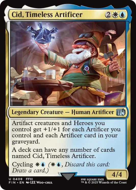 Cid, Timeless Artificer (0408) - FINAL FANTASY - U - 408
