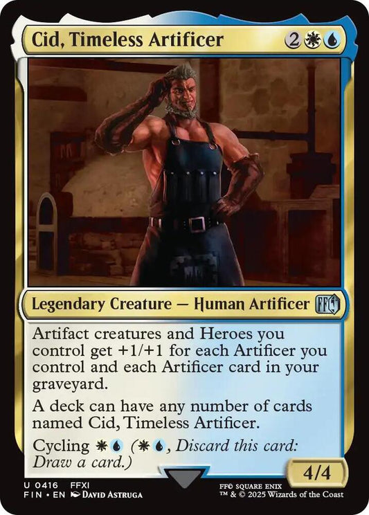 Cid, Timeless Artificer (0416) - FINAL FANTASY - U - 416