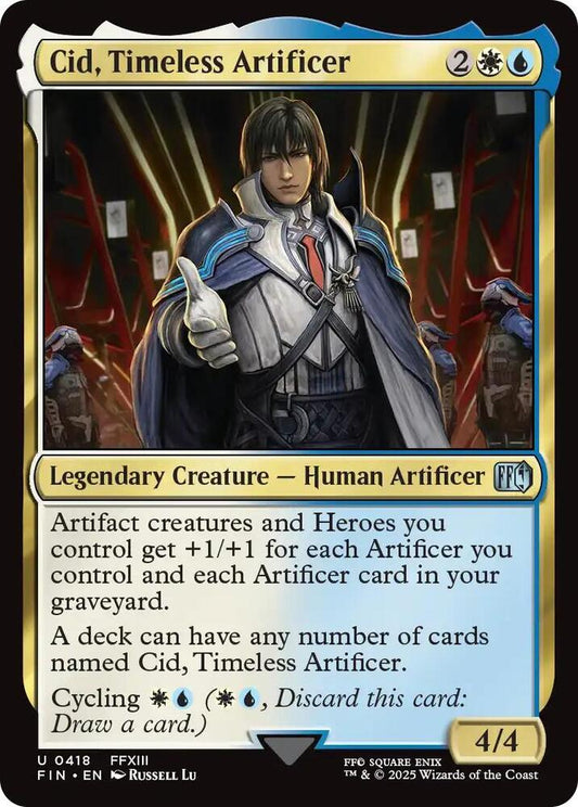Cid, Timeless Artificer (0418) - FINAL FANTASY - U - 418