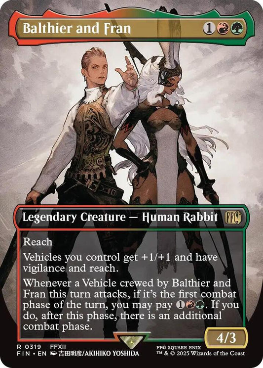 Balthier and Fran (Borderless) (0319) - FINAL FANTASY - R - 319