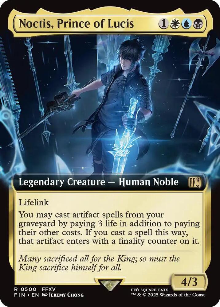 Noctis, Prince of Lucis (Extended Art) - FINAL FANTASY - R - 500