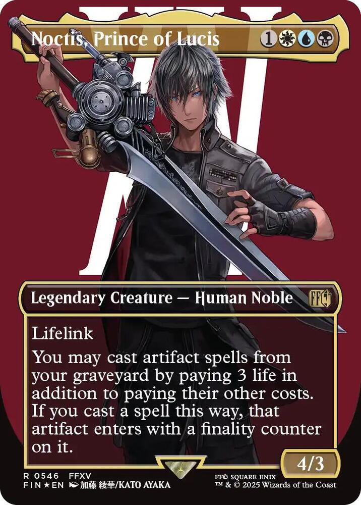Noctis, Prince of Lucis (Borderless) (Surge Foil) - FINAL FANTASY - R - 546