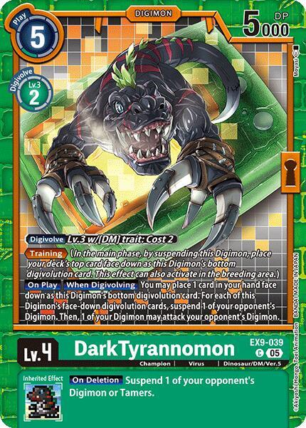 DarkTyrannomon - Versus Monsters - Common - EX9-039 C