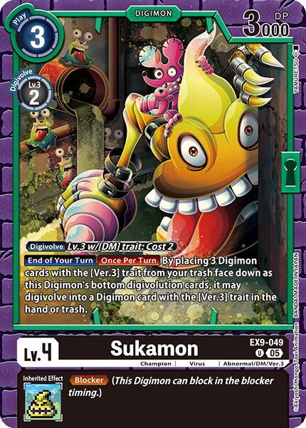 Sukamon - Versus Monsters - Uncommon - EX9-049 U