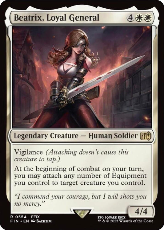Beatrix, Loyal General - FINAL FANTASY - R - 554