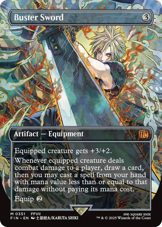 Buster Sword (Borderless) - FINAL FANTASY - M - 351