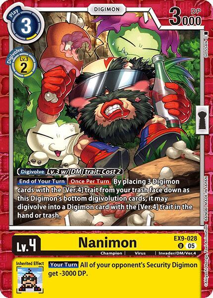 Nanimon - Versus Monsters - Uncommon - EX9-028 U