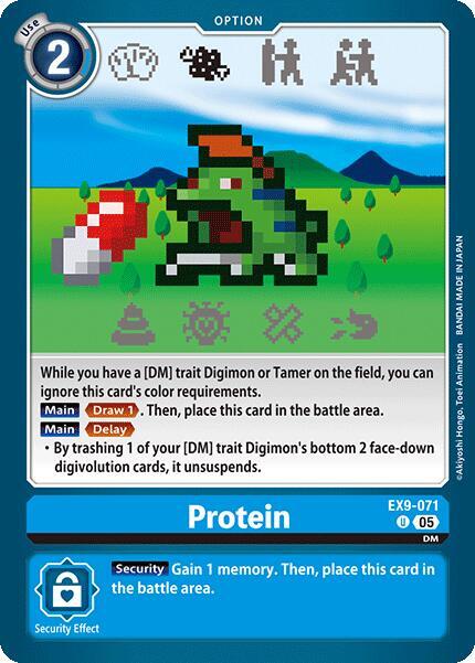 Protein - Versus Monsters - Uncommon - EX9-071 U