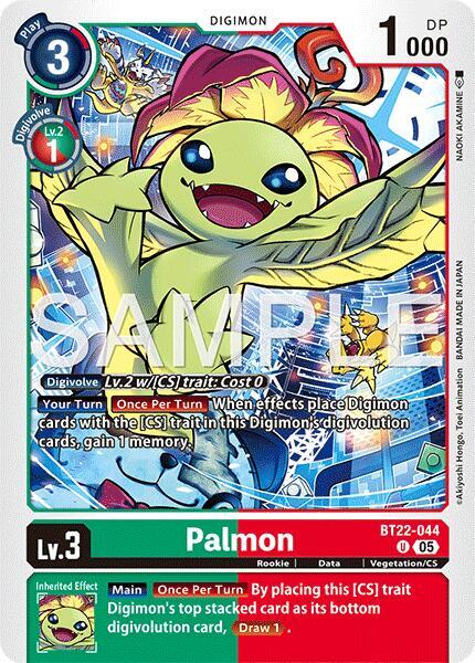 Palmon - Cyber Eden - Uncommon - BT22-044 U
