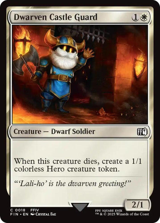 Dwarven Castle Guard - FINAL FANTASY - C - 18