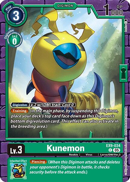 Kunemon - Versus Monsters - Common - EX9-034 C