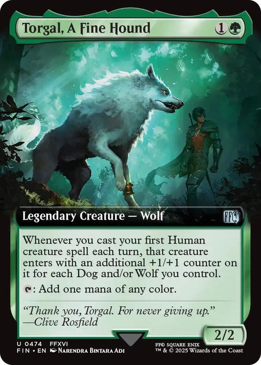 Torgal, A Fine Hound (Extended Art) - FINAL FANTASY - U - 474