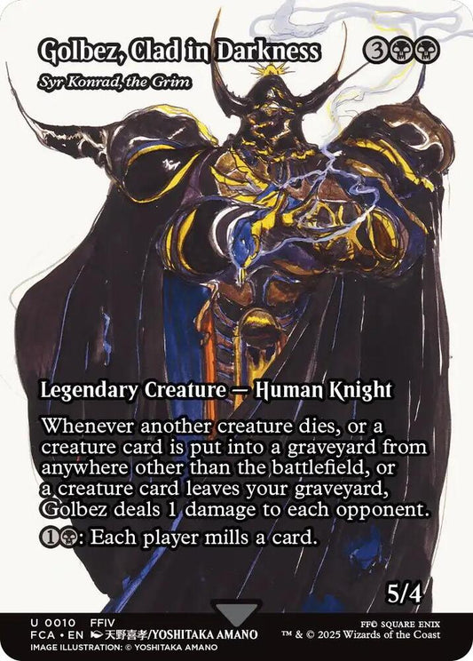 Golbez, Clad in Darkness - Syr Konrad, the Grim (Showcase) - FINAL FANTASY: Through the Ages - U - 10