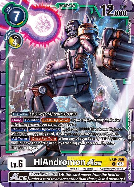 HiAndromon ACE - Versus Monsters - Rare - EX9-056 R