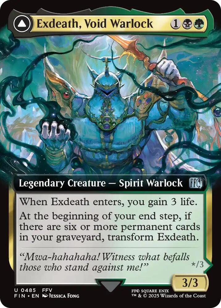 Exdeath, Void Warlock (Extended Art) - FINAL FANTASY - U - 485