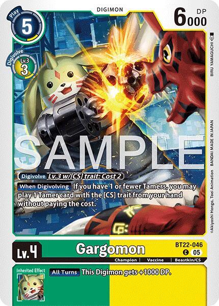 Gargomon - Cyber Eden - Common - BT22-046 C