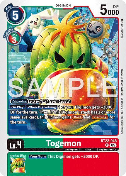 Togemon - Cyber Eden - Common - BT22-048 C