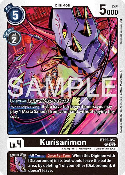 Kurisarimon - Cyber Eden - Common - BT22-057 C