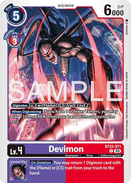 Devimon - Cyber Eden - Common - BT22-071 C