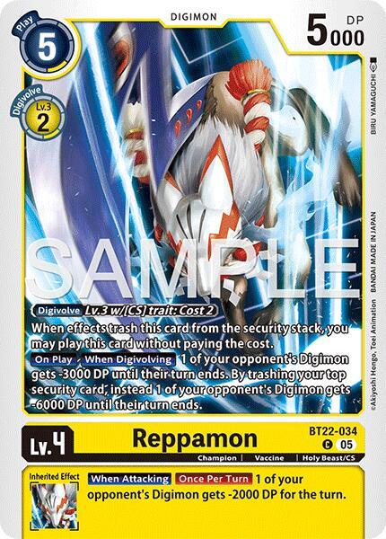 Reppamon - Cyber Eden - Common - BT22-034 C