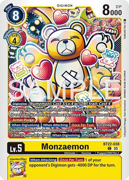 Monzaemon - Cyber Eden - Common - BT22-038 C