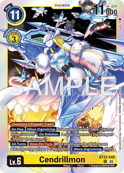 Cendrillmon - Cyber Eden - Rare - BT22-040 R